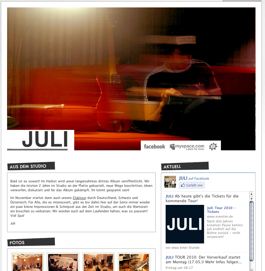 Neue juli.tv-Seite